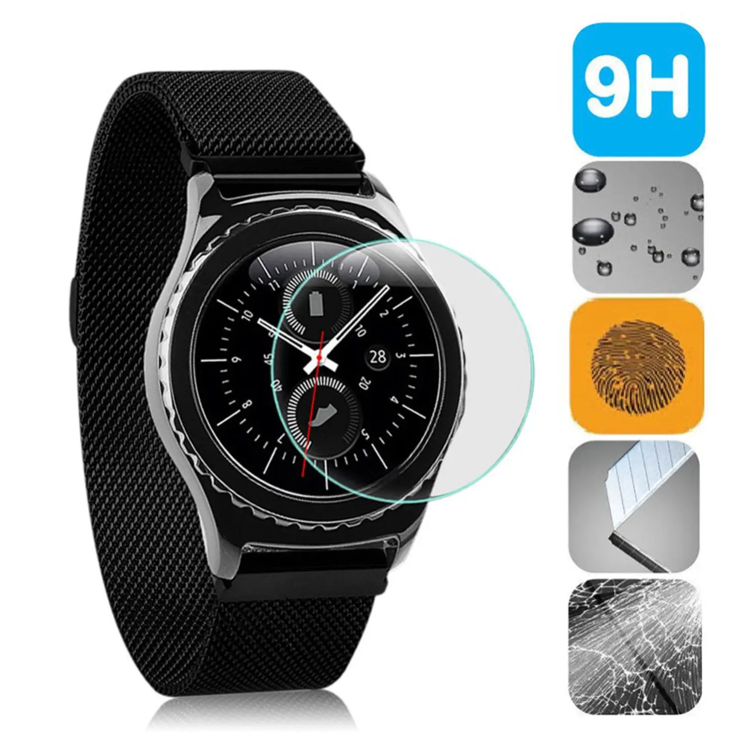 Защитная пленка на экран для Samsung Gear S3 Frontier Classic S2 Спортивная S4 Galaxy | Электроника