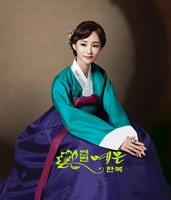 ladies hanbok korean original imported fabric korean national clothing mother hanbok welcome clothes
