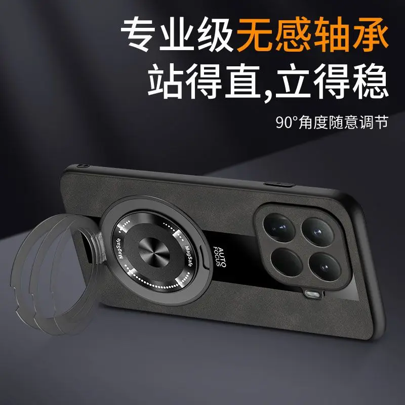 Фото Чехол для Xiaomi 17T Pro, роскошный, магнитный, 360-градусный °   Чехол для телефона с кольцом-держателем из полиуретановой кожи и силикона для Mi 17T, противоударный бампер №1