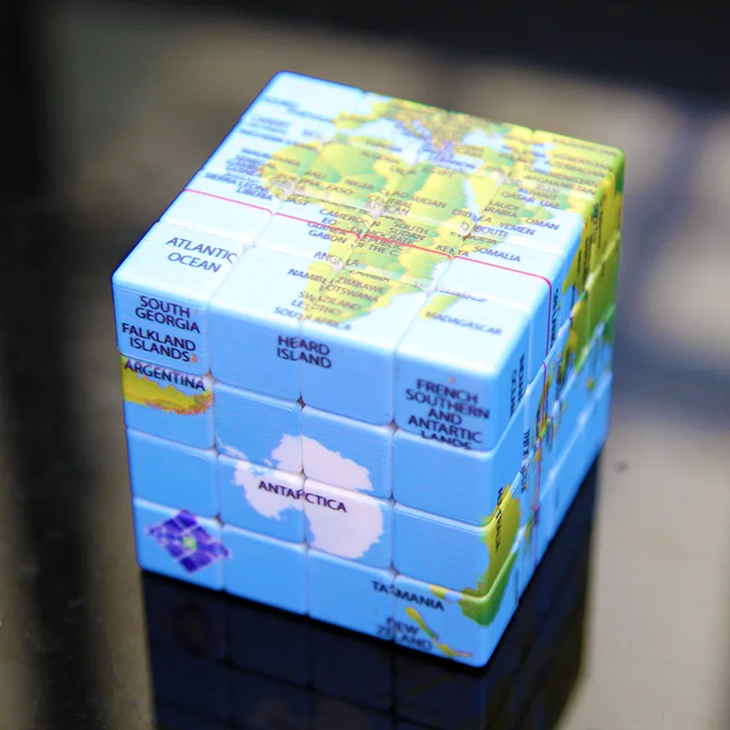 

3x3x3 магический куб-головоломка, игрушка, гоночный скоростной скручивающийся на землю, четвертый заказ, фиджет-магический куб, Карта мира, игрушки для детей