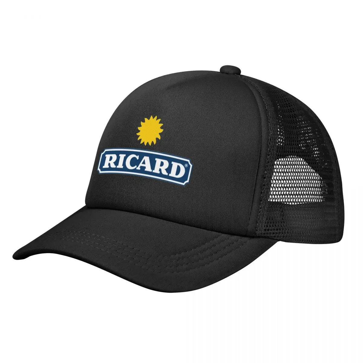 

Ricard Vodka Alcohol Drink Mesh Baseball Caps Men Women Fashion Sun Hat Hats Adjustable Polyester Dad Hat Washable Trucker Cap