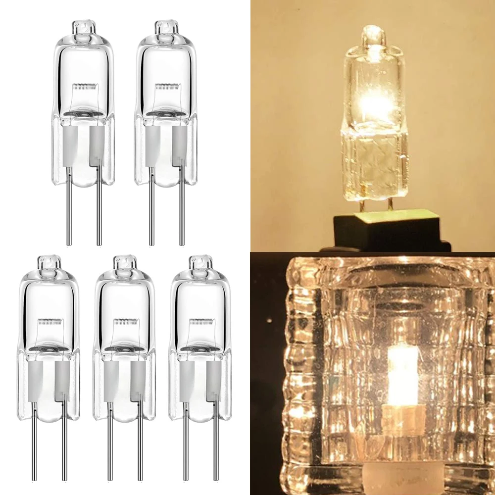 

LIDESENS галогеновые лампы G4 5 шт., теплый белый свет