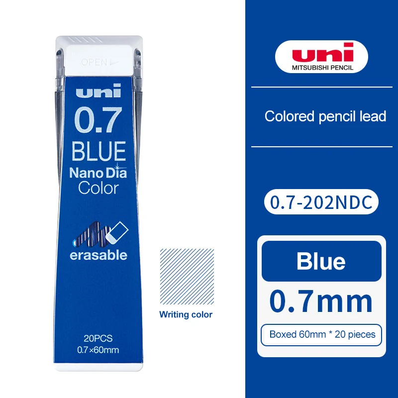 

UNI Цветной механический карандаш 202NDC 0,7 мм, 20 шт