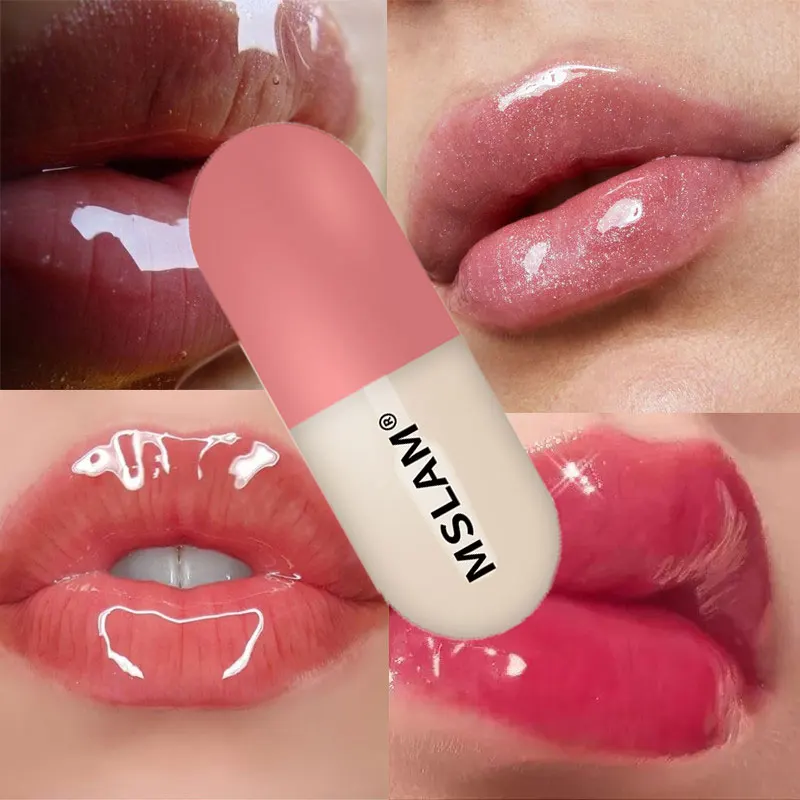 

Lips Plumper Gloss Instant Volume 3D Sexy Lips Plumping Essence Repairing Reduce Lip Fine Line Serum Moisturizing Lip Enhancer