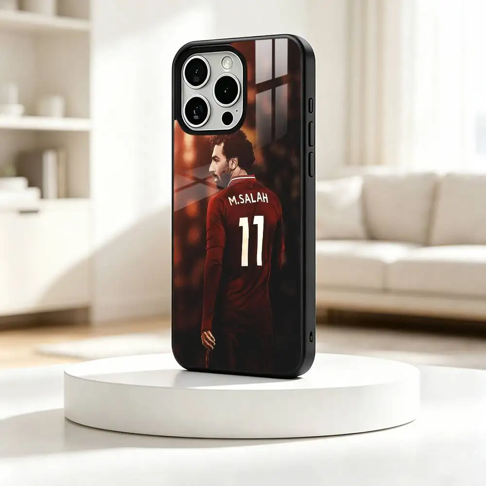 Чехол для телефона M-Mohamed Salah Football для iPhone 17, 16, 15, 14, 13, 12, 11 Plus, Pro с поддержкой магнитной беспроводной зарядки (art.: 3920daeeac701) - 3920daeeac701