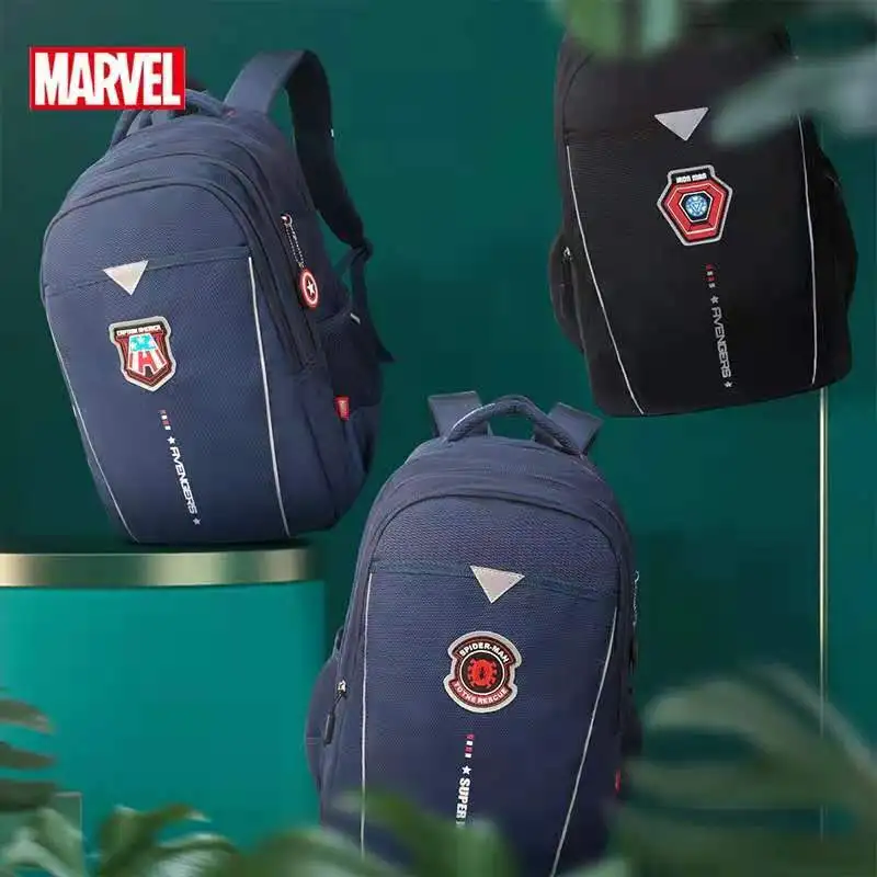 Школьные ранцы Marvel для мальчиков 3-6 классов ортопедический рюкзак на плечо