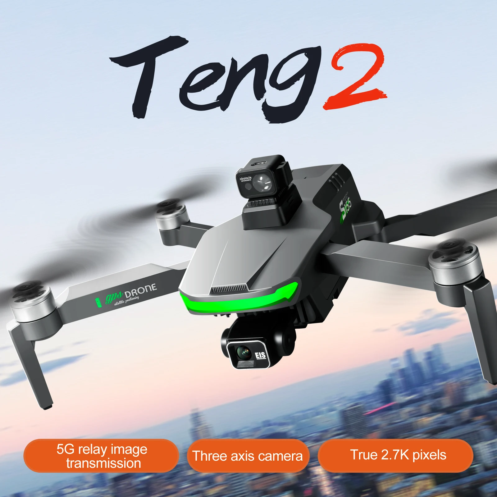 

S155 Pro GPS Drone 8K HD Camera Aerial Photography FPV 3-Axis Anti-Shake Gimbal Brushless Motor Obstacle Avoidance RC Quadcopter