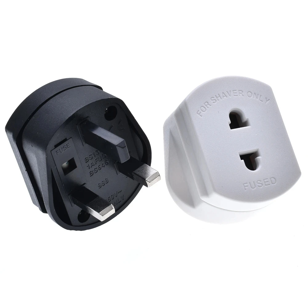 1 шт. Универсальный EU 2 Pin to UK 3 Plug адаптер переменного тока дорожный