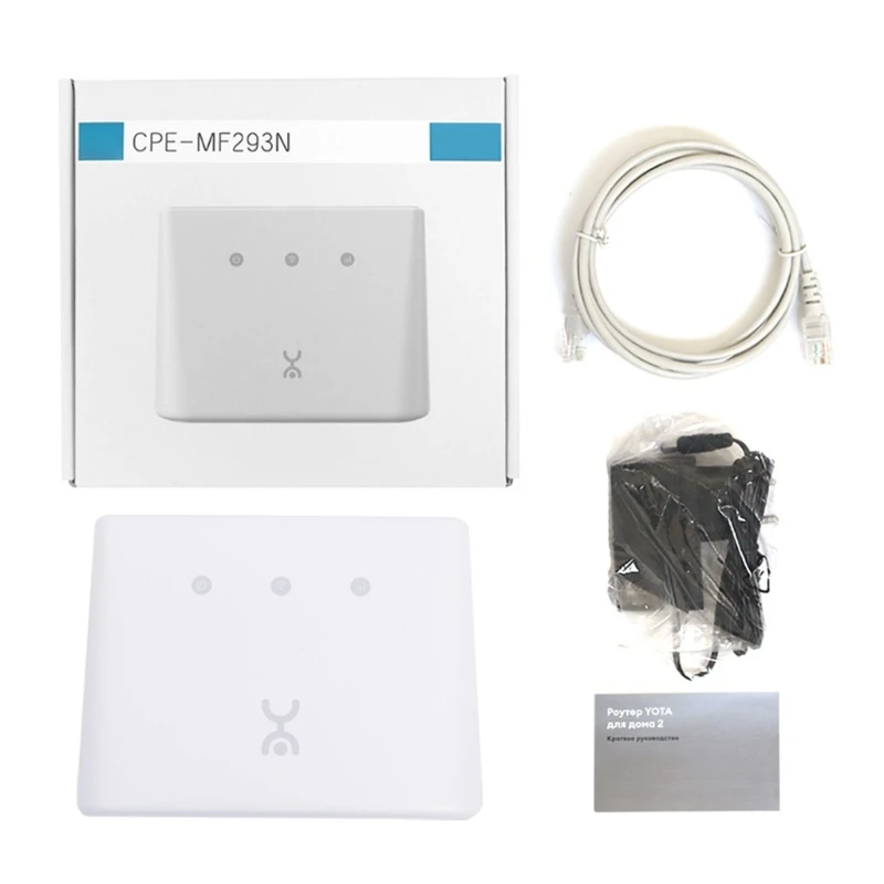 

Роутер 4G CAT4 MF293N, американская/европейская вилка со слотом для SIM-карты, RJ45, 300 Мбит/с