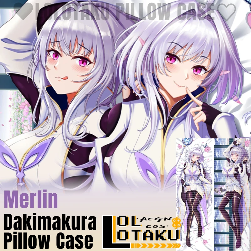 Merlin Dakimakura Fate Grand Order FGO Pillowcase Doubleside Sexy Hugging Full Body Pillow Case Cushion Cover Home Bedding Decor