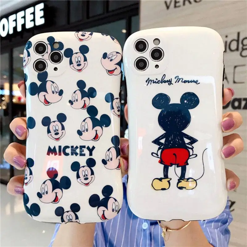 

Disney Cartoon Mickey Mouse Phone Case For Huawei P 30 40 pro Mate 30 pro V30 pro Nova 5 pro 6 se 7