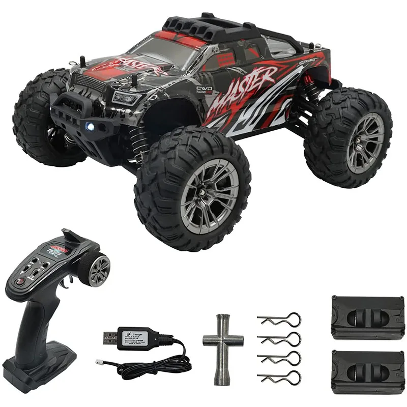 

RC Car 1:16 Scale Remote Control Truck 4WD High Speed 30 KMH All Terrains Electric Toy Car Road Crawler for Boys Kids Adults