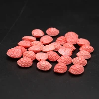 diy coral bead synthetic through hole isolation beads turtle shaped for jewelry making diy necklace bracelet droppshing