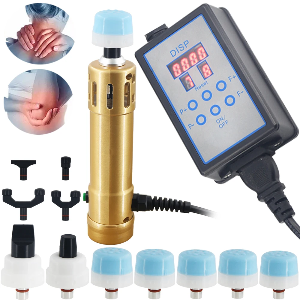 

2 in 1 Shockwave Therapy Machine Chiropractic Tool For ED Treatment Shock Wave Physiotherapy Waist Pain Relief Portable Massager