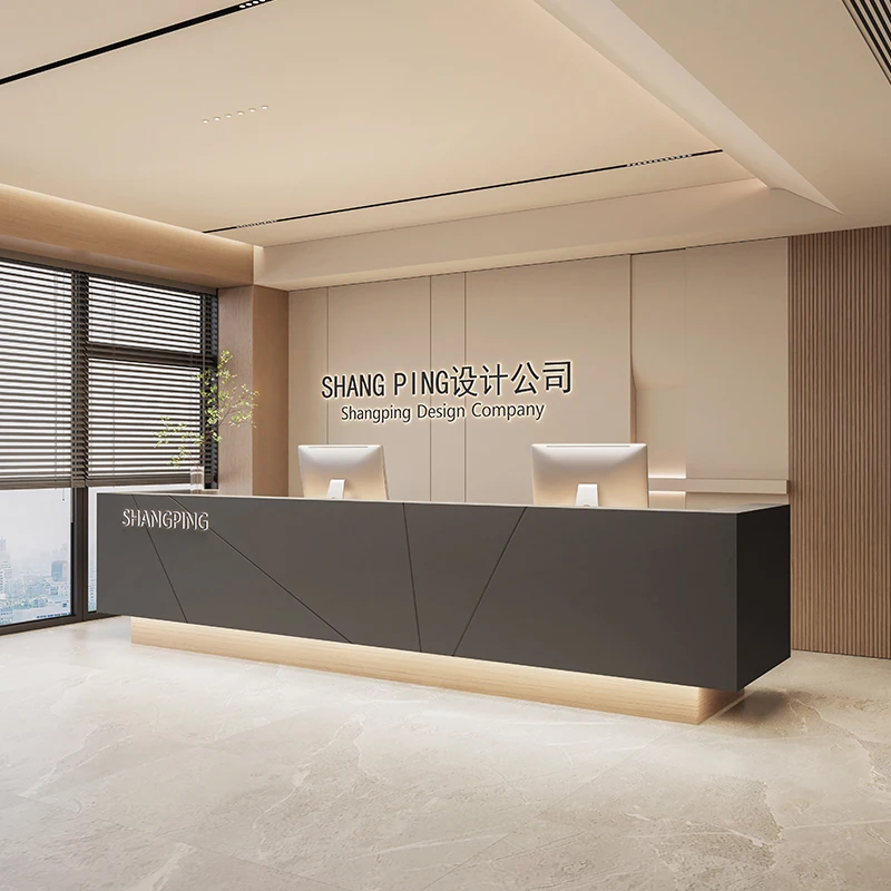 Легенда Простая стойка Стол для приема Fisktion Рабочий стол Офисная мебель