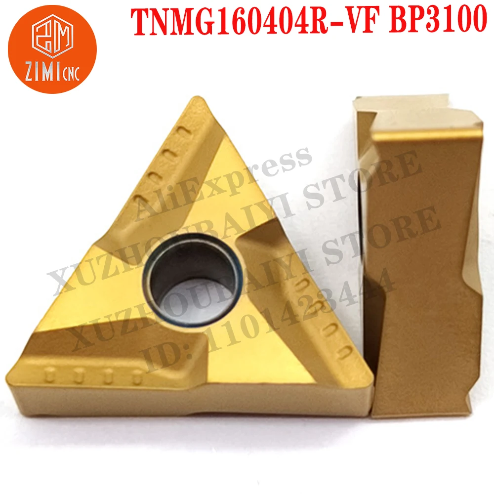 

TNMG160404R-VF BP3100 160404 TNMG Cermet Turning Tools CNC Lathe Cutter Cutting Tools Metal Lathe Tools Blade mechanical Inserts