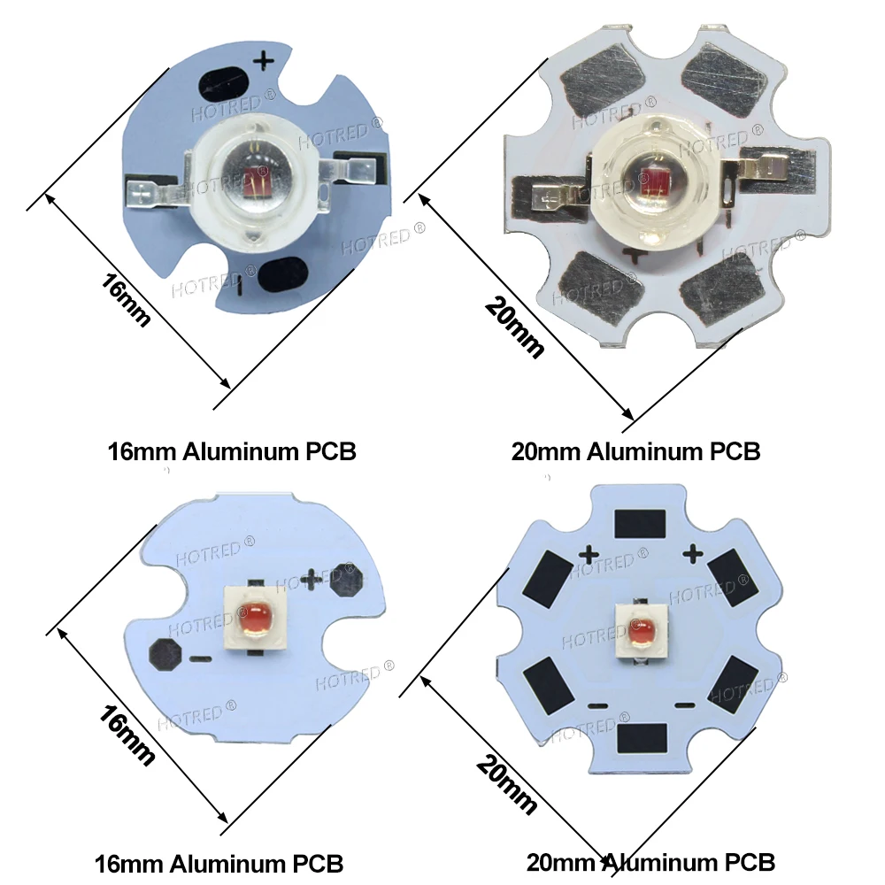 HotRed 3W 3535 590-600nm LED светодиодный чип