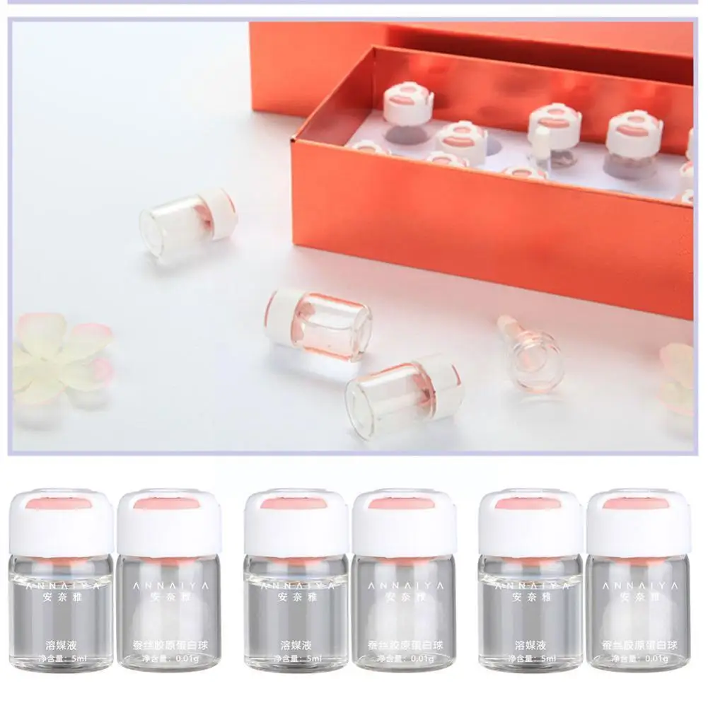 

Silk Collagen Ball Oligopeptide Freeze-dried Firming Pore Hydrolyzed Set Essence And Silk Shrinking Brightening Ball Thread M8E4