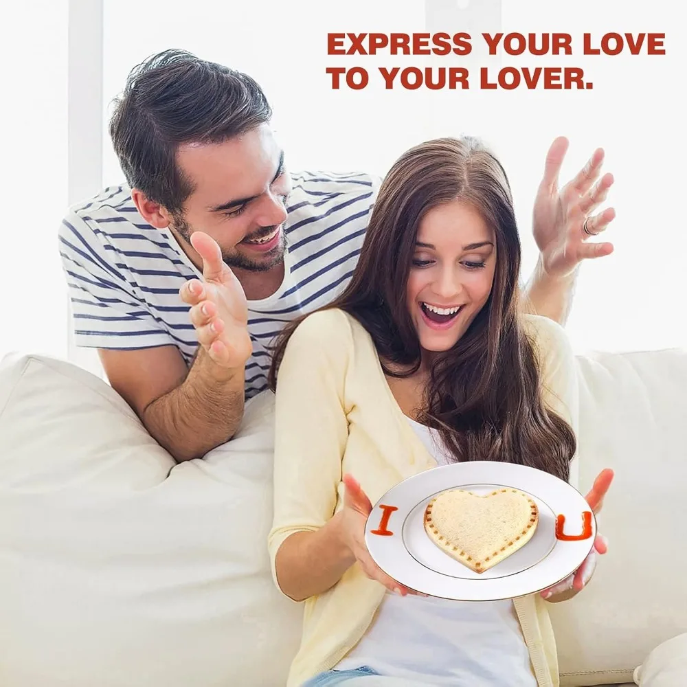 Набор для резки и герметика сэндвичей 4 шт. деусилитель хлеба блинница сердце