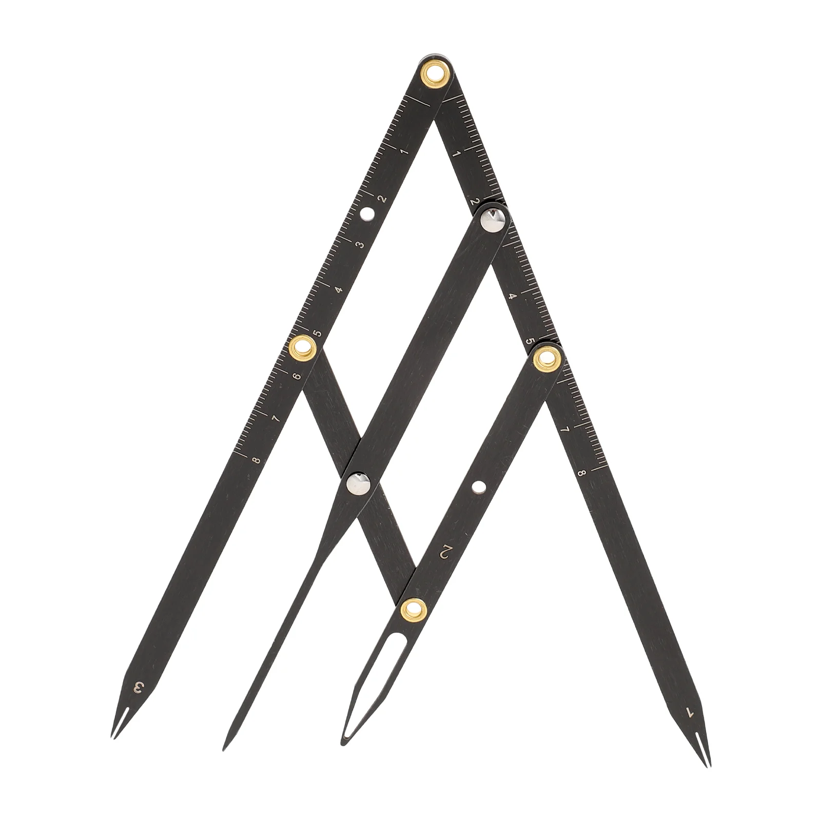 

Second Generation Scale Eyebrow Positioning Ruler Measurement Tool Stainless Steel Tattooing Drawing