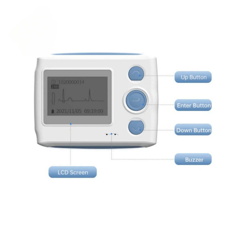 Hotler Dynamic 12 Leads channel Holter Supervise 48-hour continuous Supervising