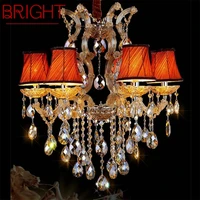 bright european style chandelier lamp modern luxury pendant light led fixtures for home villa hall meeting room bedroom