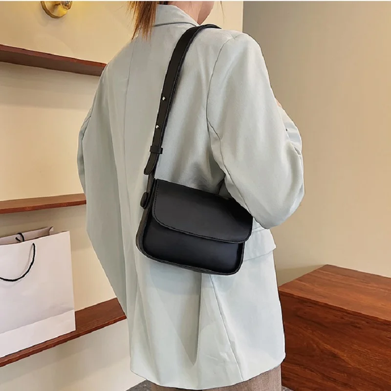 Women's Tote Shoulder Bag Luxury PU Leather Buckle Handbags Fashion Versatile Crossbody Bags Handbags for Women Free Shipping