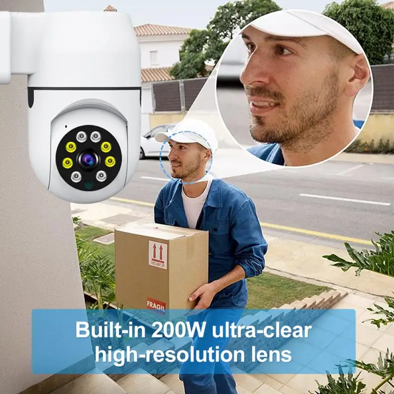 

Беспроводная Ip-камера для наблюдения за ребенком, 360 градусов, Wi-Fi, 1080p