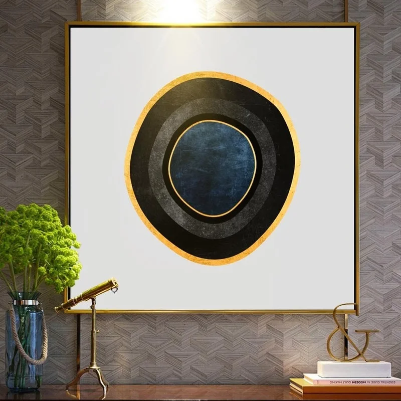 

Nordic Style Abstract Home Decoration Porch Aisle Bedroom Living Room Background Wall Model Printed Canvas Art Mural Core