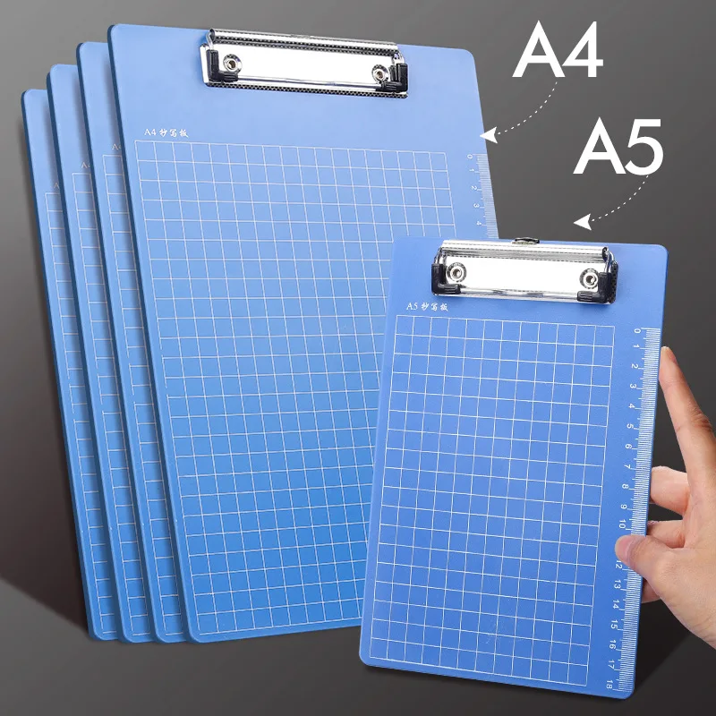 

A4 Clip Folder Clipboard Stationery Office Student Supplies Meeting Record Writing Pad Data Clip Plastic Board File Frame