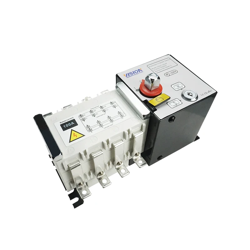 

VISION Electrical ATS автоматические переключатели 100A 125A 160A ATS 4P 3-фазный переключатель для генератора