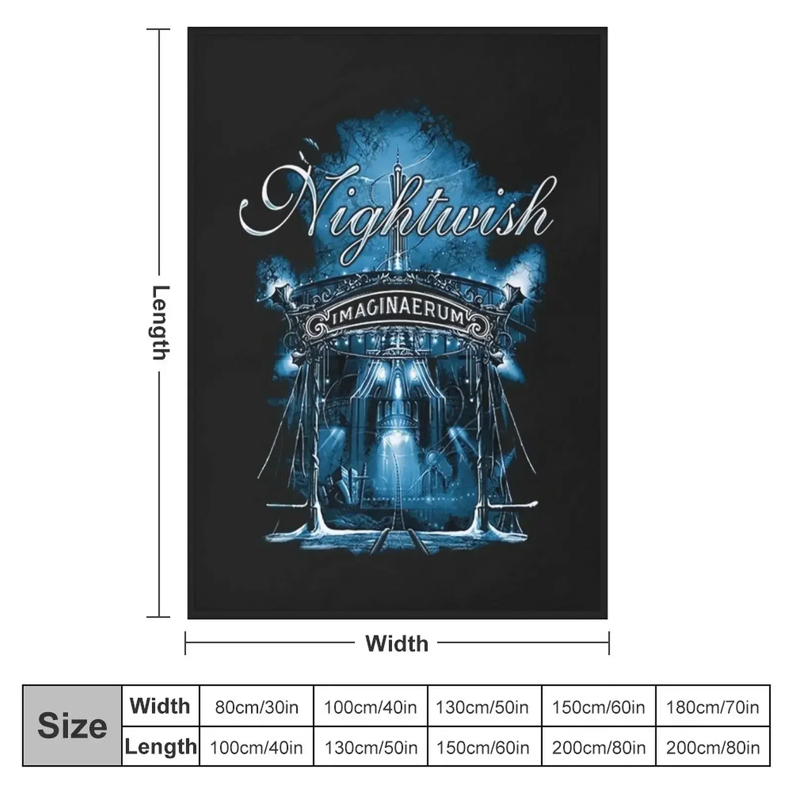 Одеяло Nightwish Роскошные брендовые мягкие пляжные одеяла