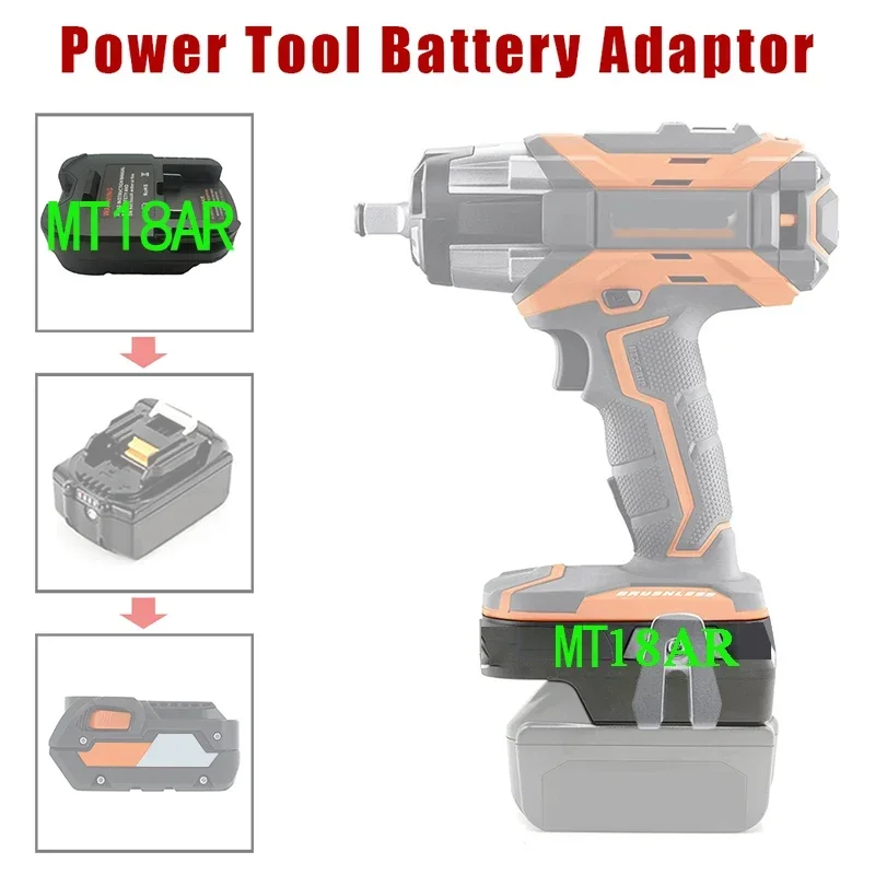 Адаптер-преобразователь MT18AR для литий-ионной батареи Makita 18 в беспроводных