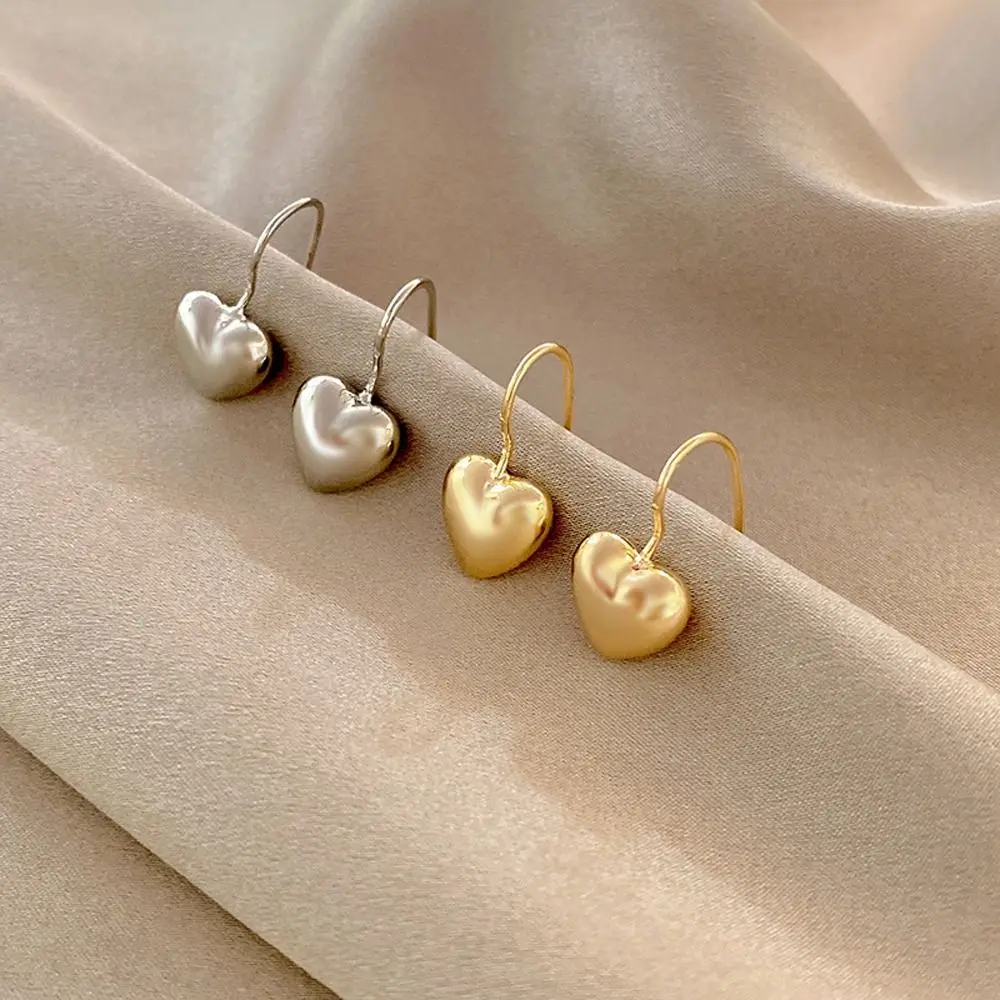 

1 Pair Women Love Heart Drop Earrings Elegant Dangle Earrings Girl Ear Drops Fashion Jewelry Girl Gifts