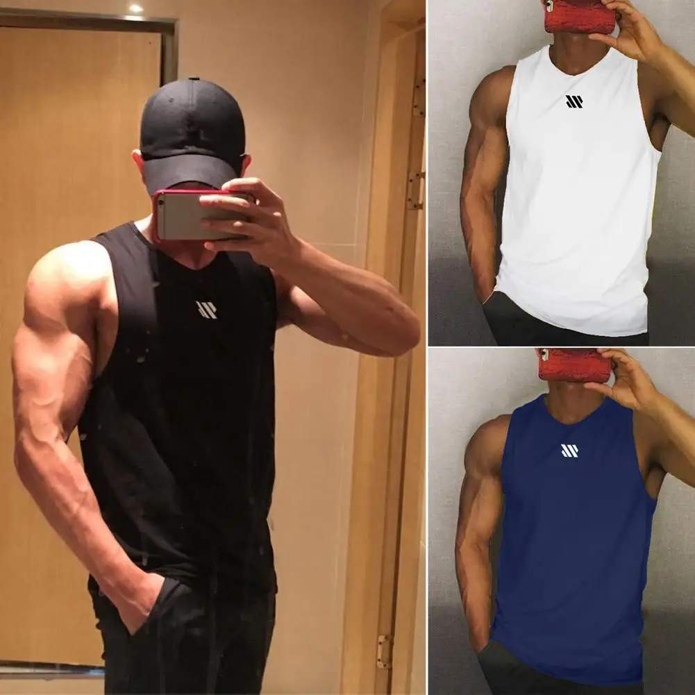 

Модный мужской летний жилет, мягкий мужской жилет для фитнеса, мужской летний жилет для бега, повседневная одежда