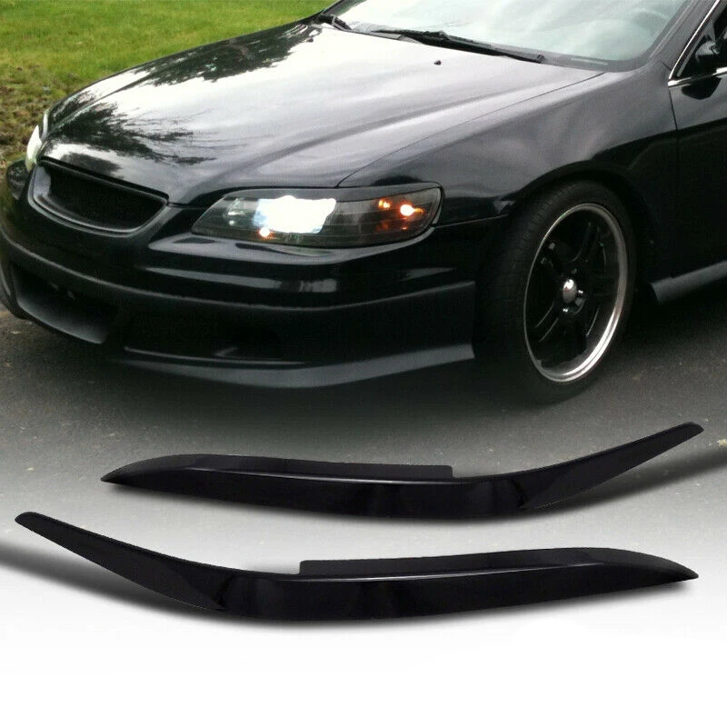 Черный чехол для автомобильных фар и век бровей Honda Accord 1998-2002