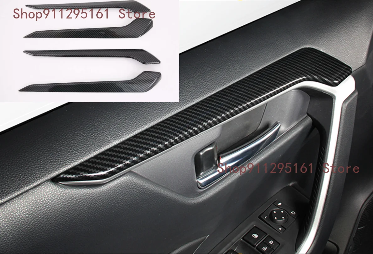

for toyota rav4 rav 4 xa50 2019 2020 interior accessories Inner Door Handles Frame Strip Decoration cover Trim