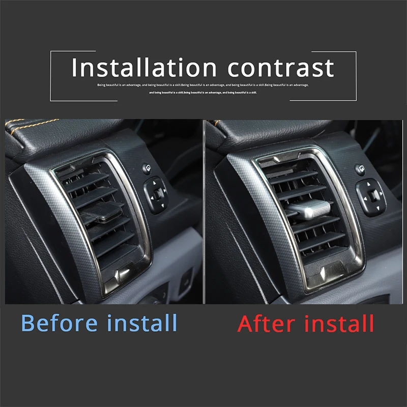 

Кнопка переключателя кондиционера для автомобиля Ford Ranger 2015 -2021, декоративная крышка, Наклейка Abs Wildtrak, аксессуары для интерьера