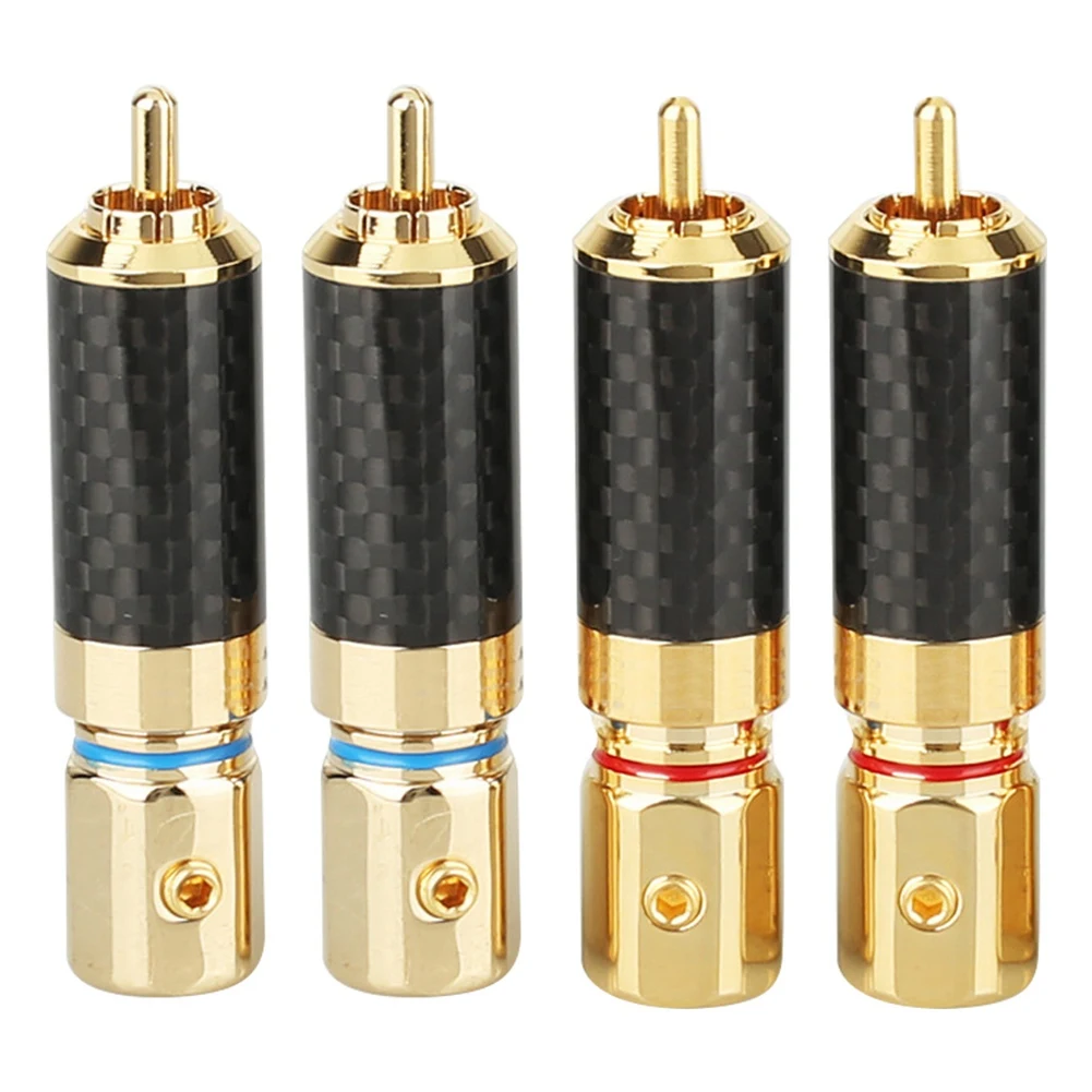 Золоченный разъем RCA 4 шт