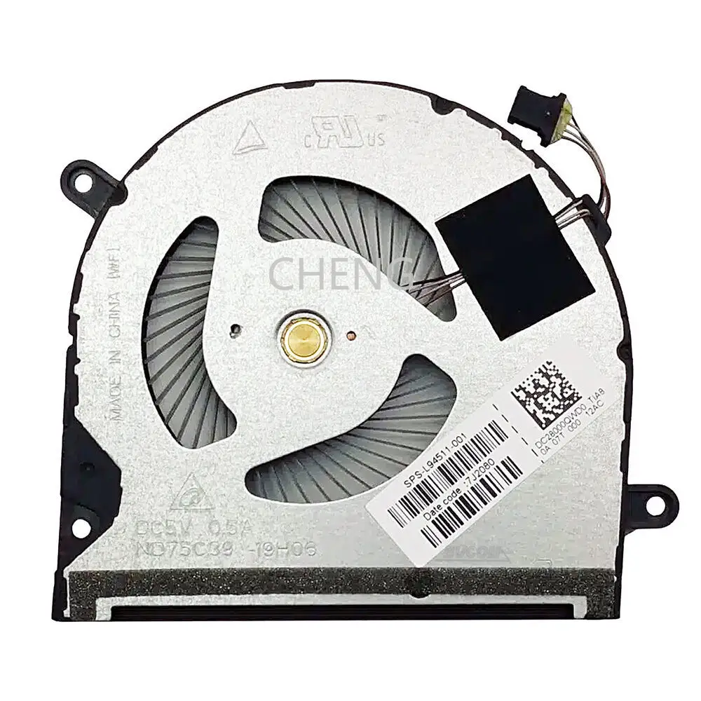 Для HP X360 13-AY 13Z-AY 13-BD TPN-C147 Вентилятор процессора DC28000QWD0 L94511-001