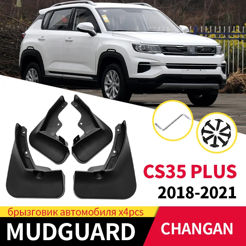 

Car Mud Flaps Fender For Changan CS35 PLUS 2018-2021 Front And Rear Wheels Mudflaps Splash Guard Protection Accessories