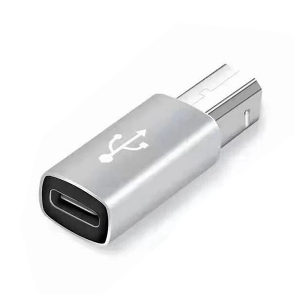Переходник типа C мама на USB B 2.0 папа для MacBook Pro/Air HP Canon Epson Dell Type сканер принтера