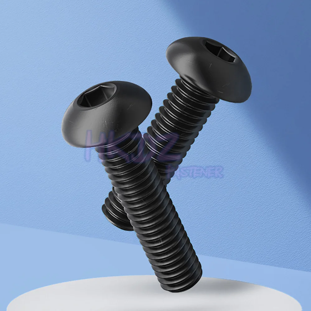 Винты с шестигранной головкой м3 М4 М5 М6 М8 класс 12 9 высокопрочные болты круглая