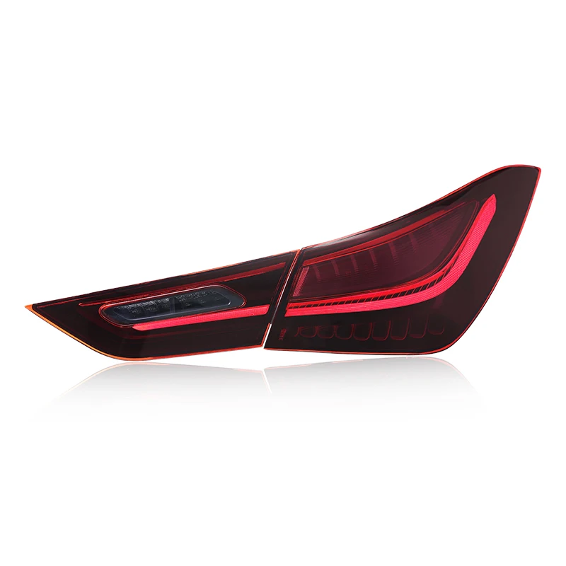 Фото Комплект из 2 светодиодных задних фонарей для Mercedes-Benz CLA W118 CLA200 CLA260 CLA35 CLA45 2020-2023: задний габаритный огонь, указатель поворота, предупреждающий сигнал №5