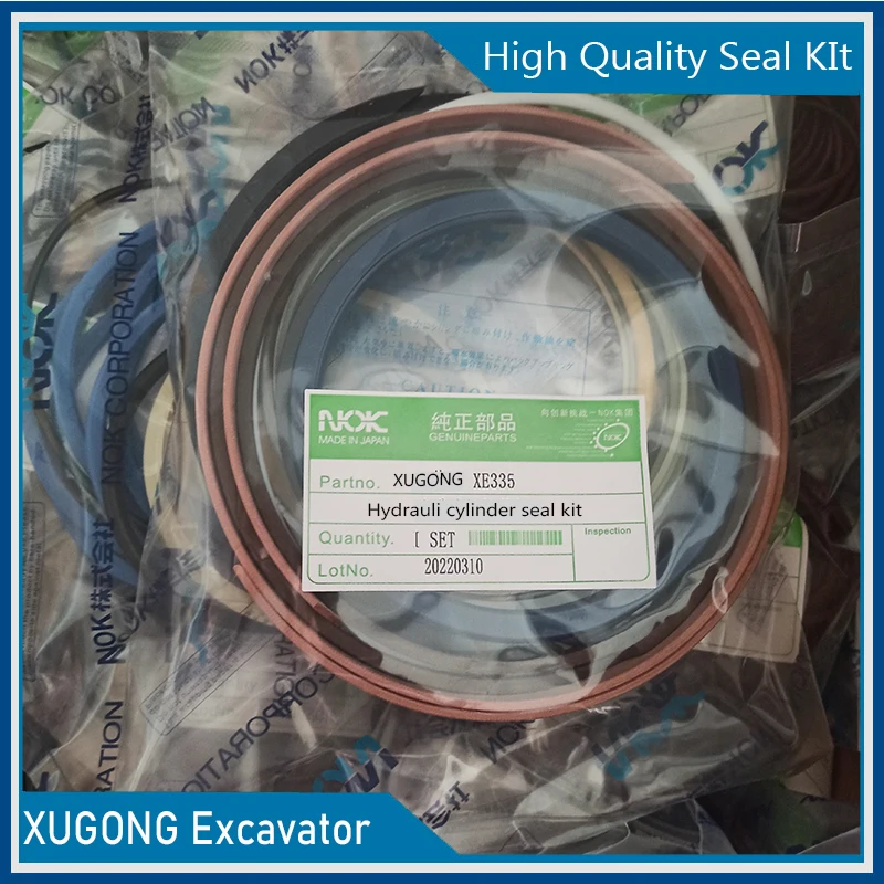 

Xugong 335 Excavator Hydraulic Seal Kits XE335 Boom Bucket Arm Hydraulic Cylinder Seal Kits XE355 Cylinder Repair Kits O-ring