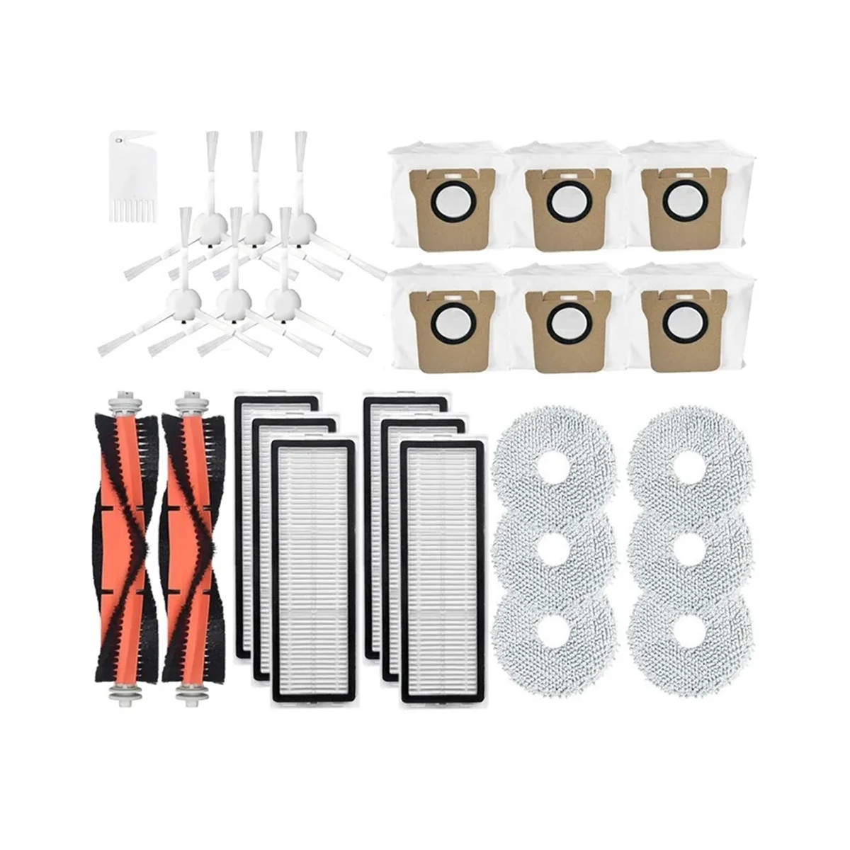 

Main Side Brush Hepa Filter Mop Cloth Dust Bag for OMNI Robot Vacuum-Mop 1S B116 Robot Vacuum Cleaner Parts