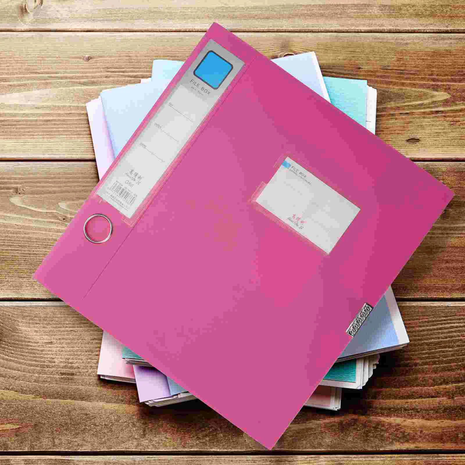 

5 Pcs Magazine File Holder Folders Document Stationary Container Office Filing Cabinets