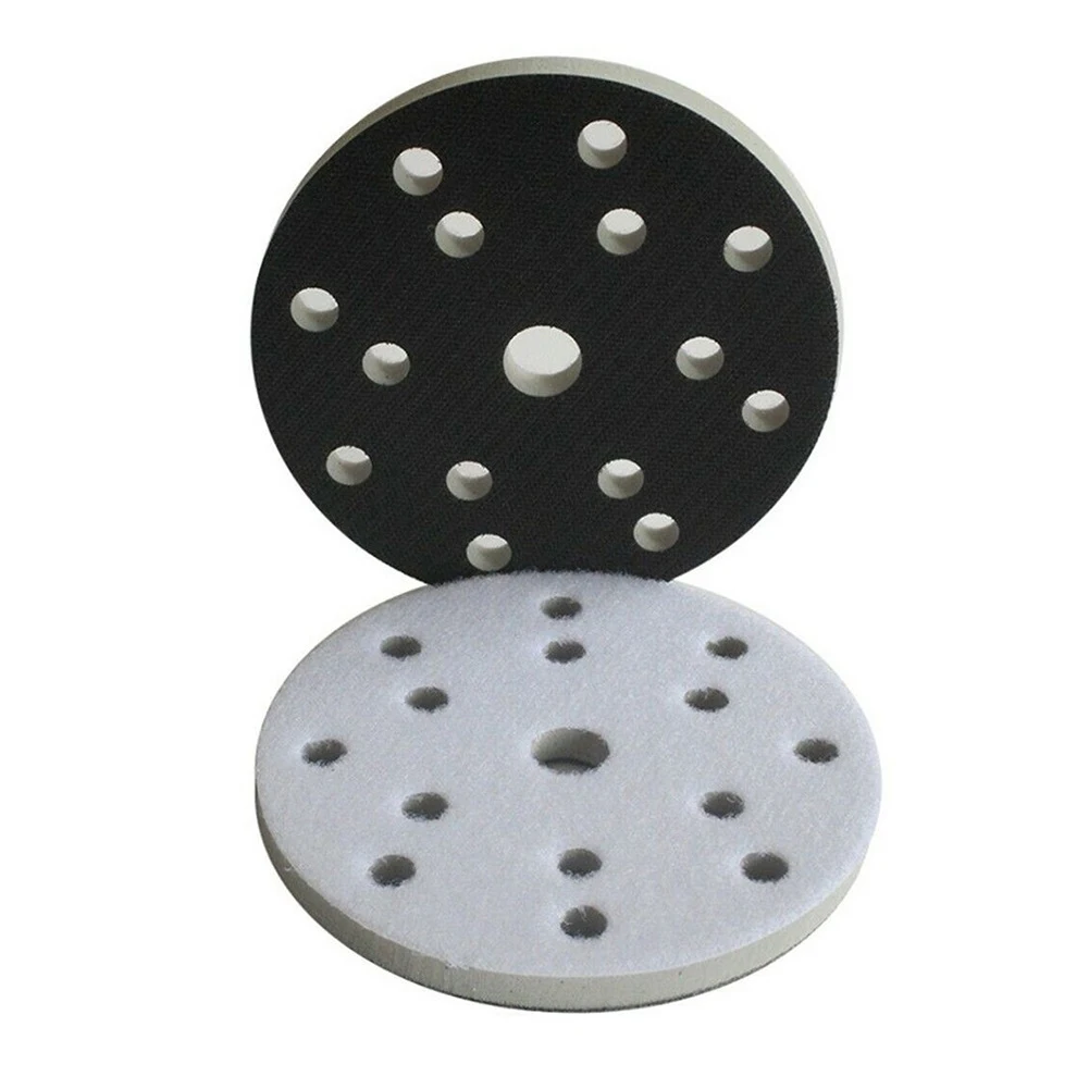 

6inch 15 Holes Sponge Interface Pad Hook Loop Sanding Disc Sander Backing Pad For 6-inch Pneumatic Electric Pallets Grinder