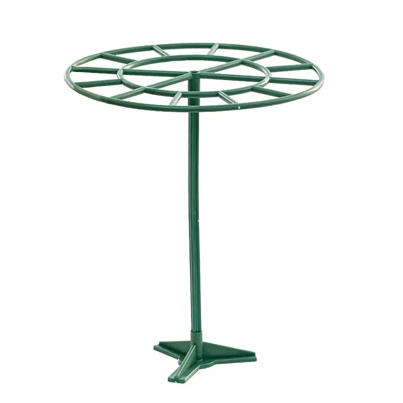 Plant Support Stake 1Pcs Plastics Garden Plants Holder For Climbing/Erect Plant Fall Prevention Green Round Plant Support Rings