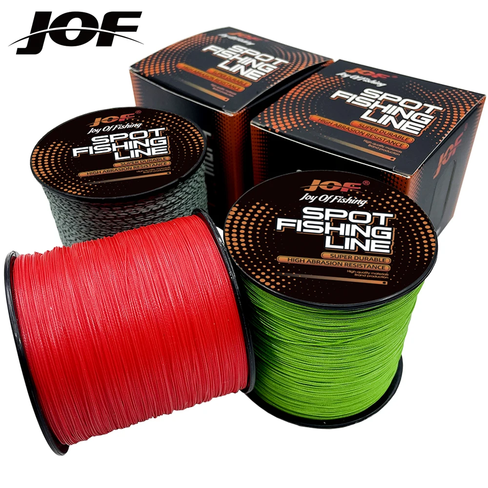 

JOF 8 Strands 500M 300M PE Braided Fishing Line 18-78LB Fly Cord Multifilament Durable Wire Smooth Unfade Line Tackle